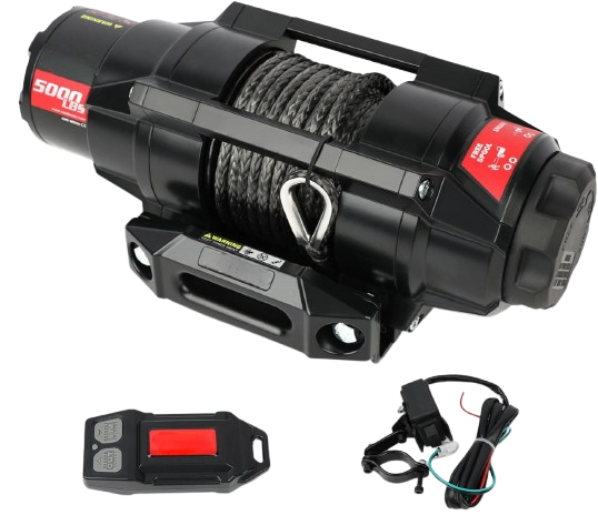 Power Waterproof Synthetic Rope Winch